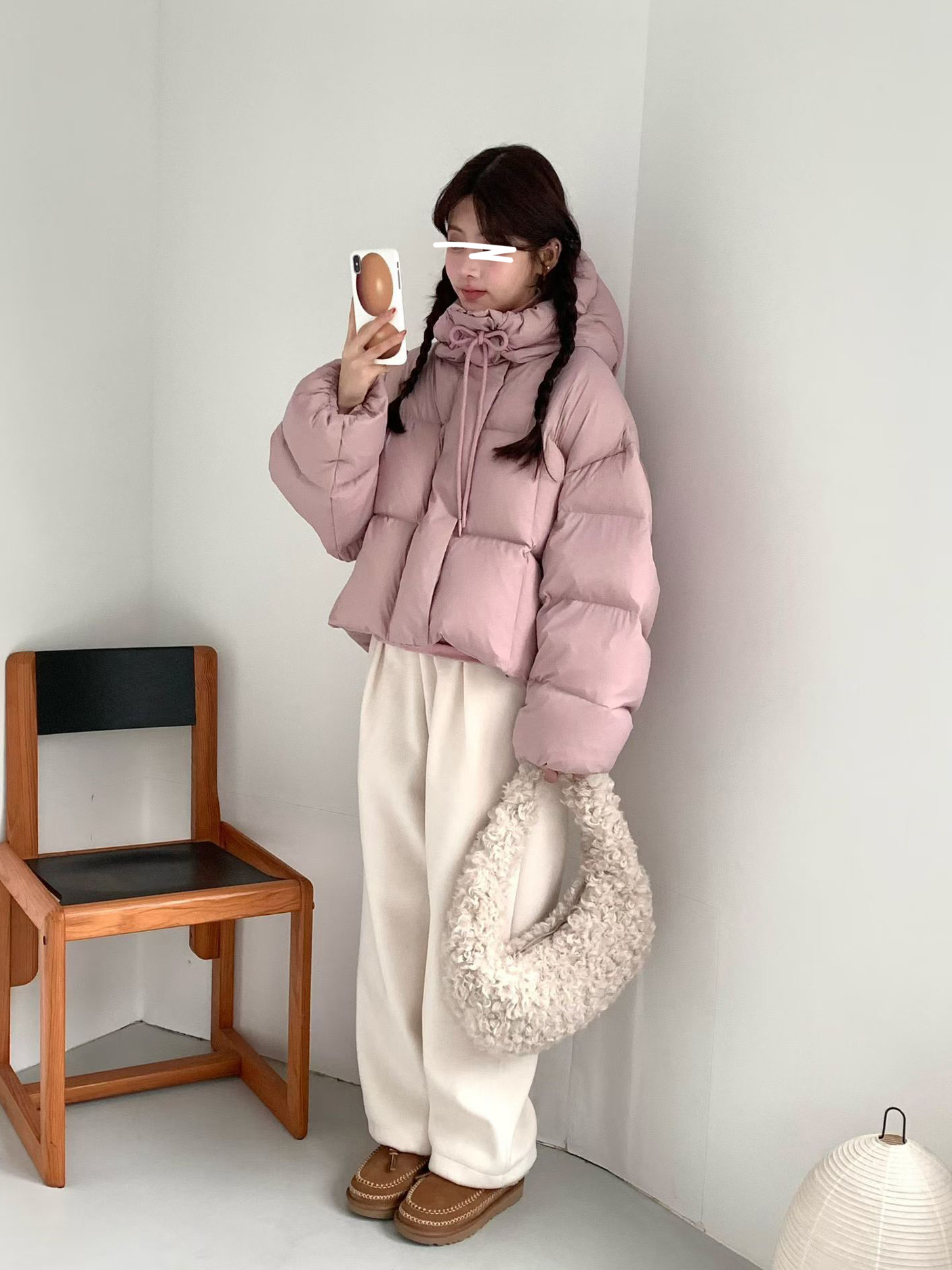 B07.甜美防寒賞雪100%鵝絨外套