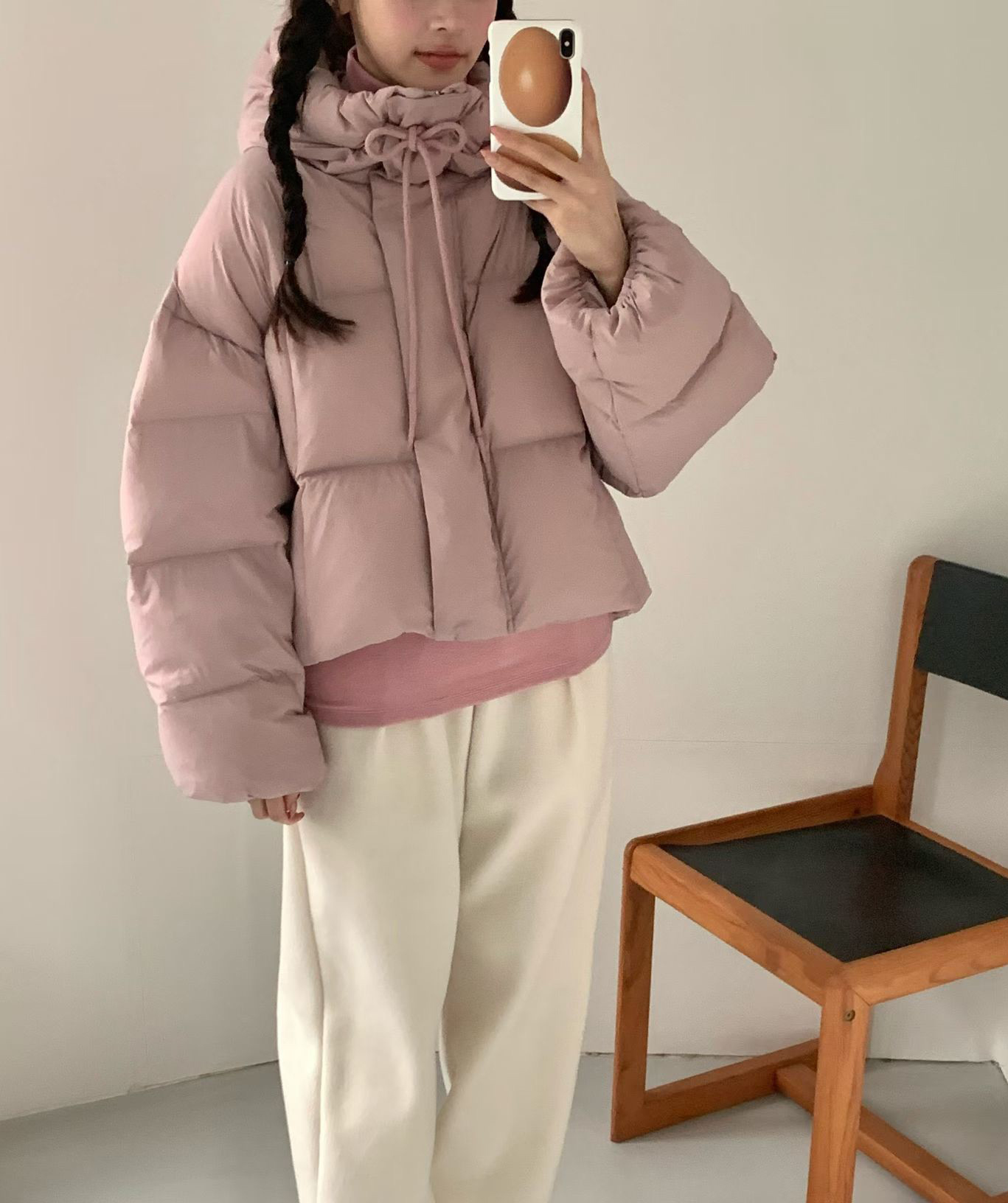 B07.甜美防寒賞雪100%鵝絨外套