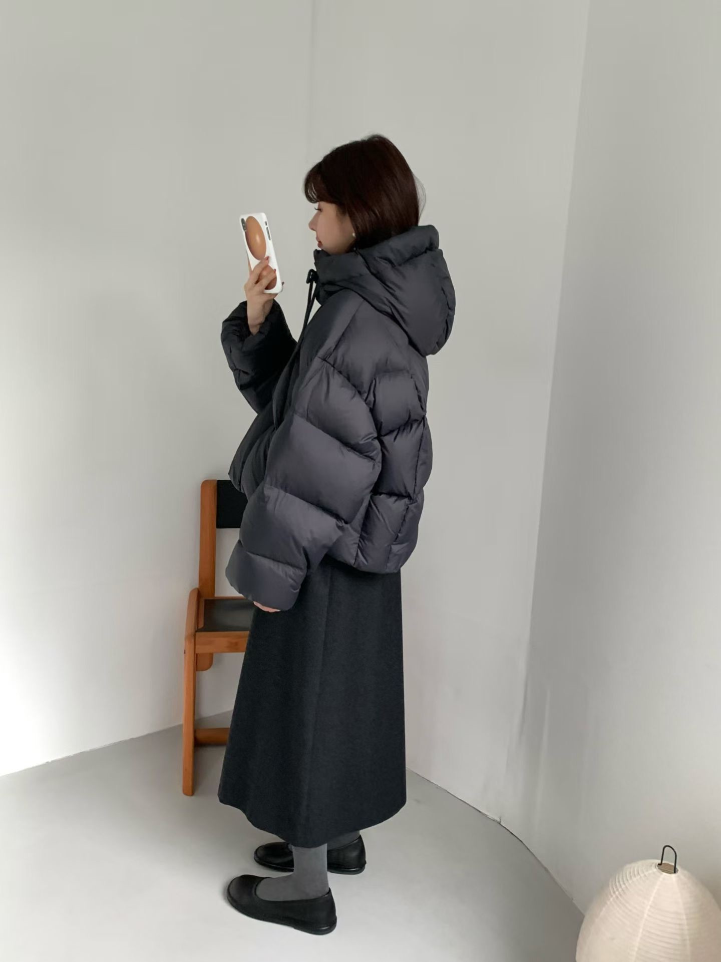 B07.甜美防寒賞雪100%鵝絨外套