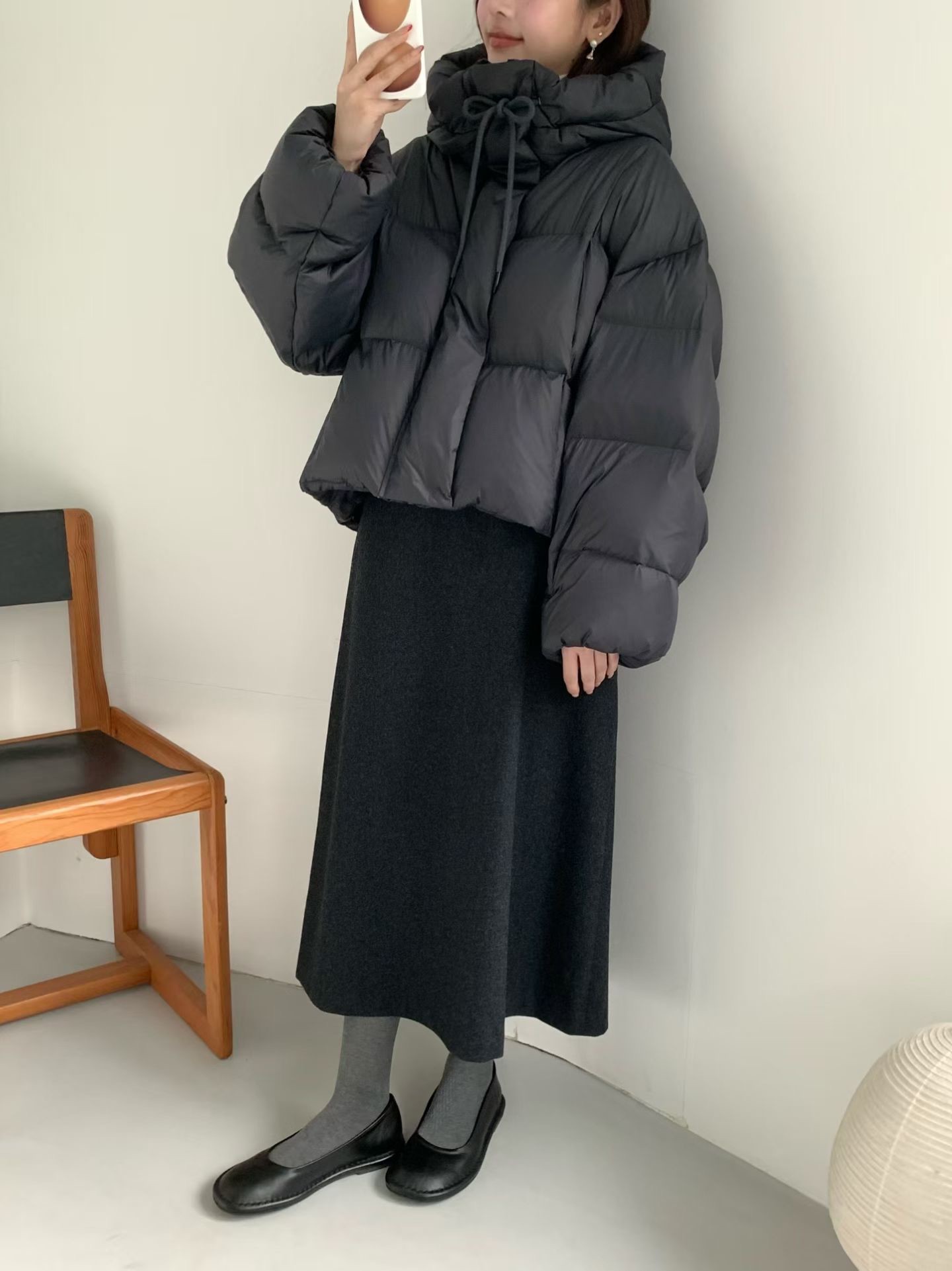 B07.甜美防寒賞雪100%鵝絨外套