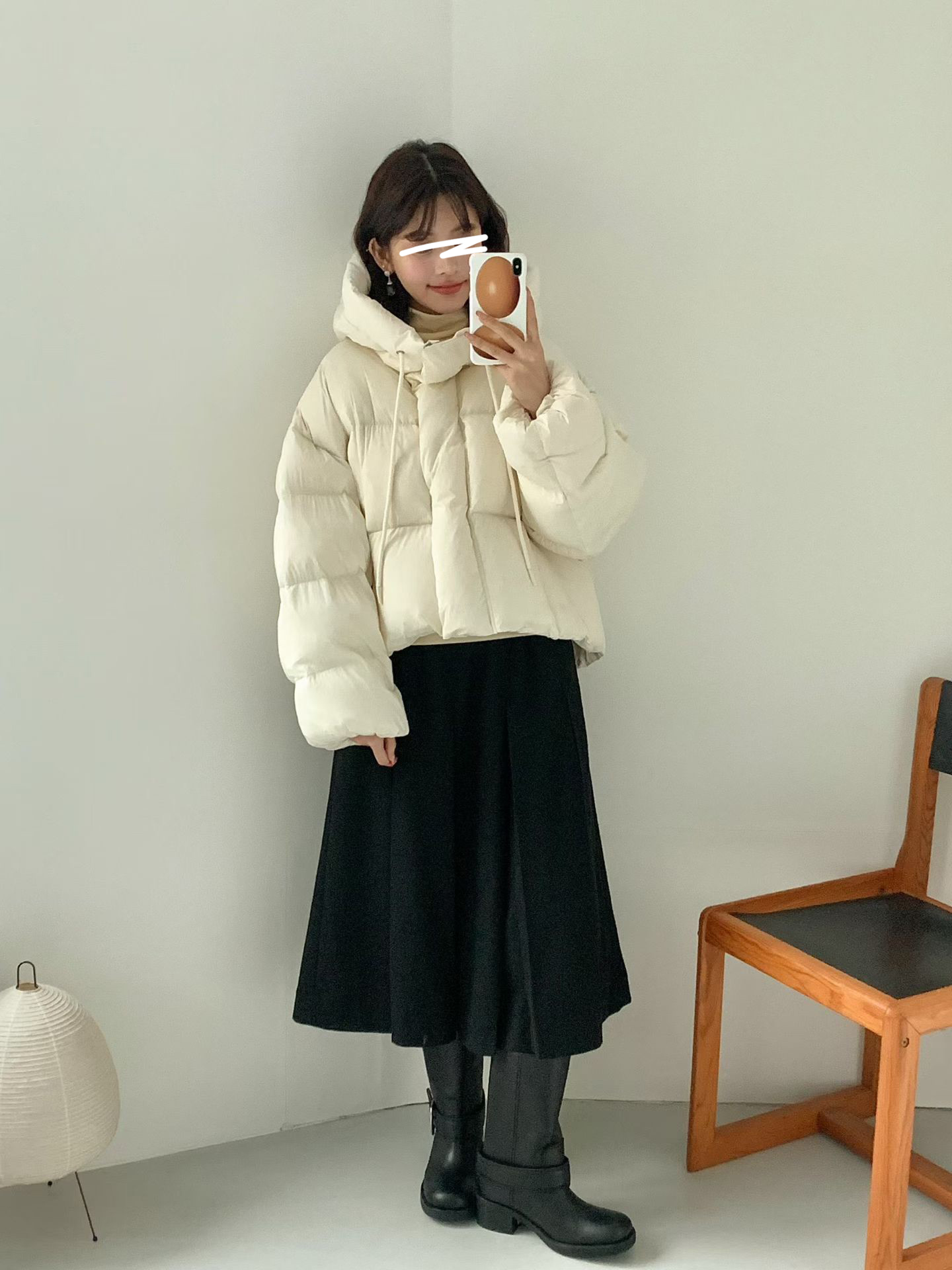 B07.甜美防寒賞雪100%鵝絨外套