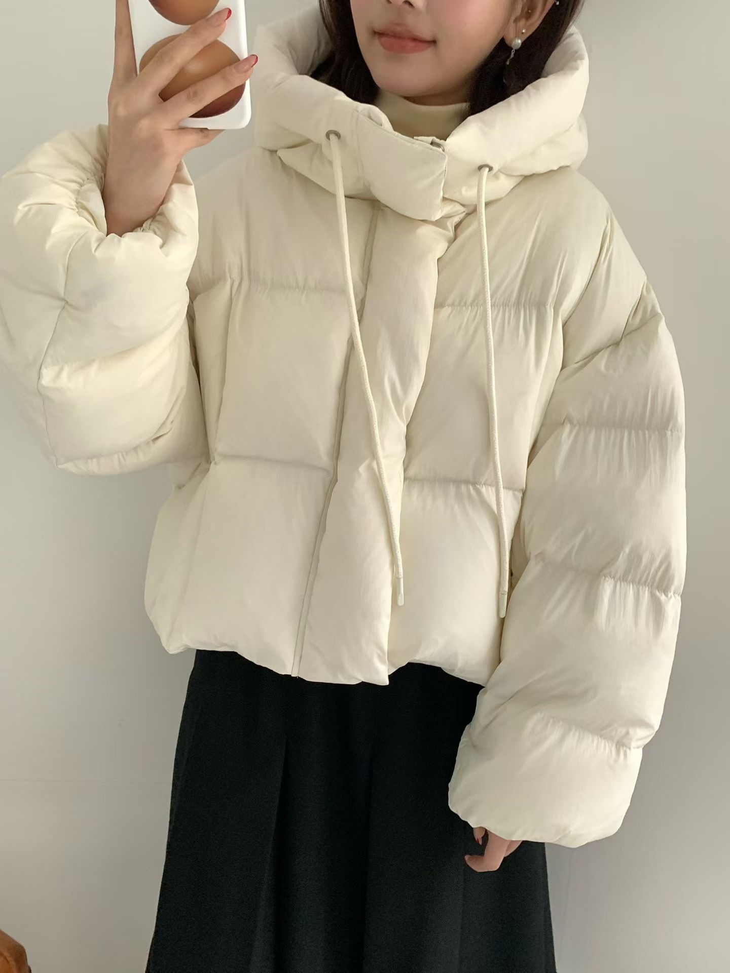 B07.甜美防寒賞雪100%鵝絨外套