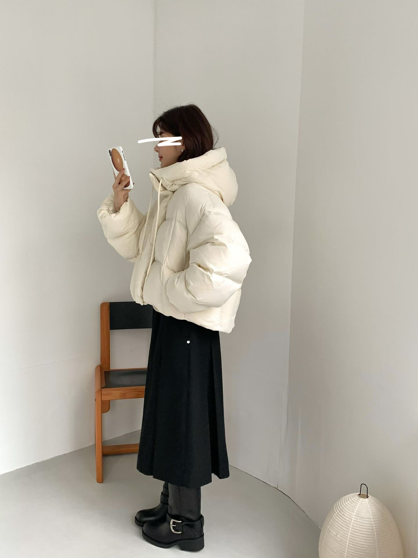 B07.甜美防寒賞雪100%鵝絨外套