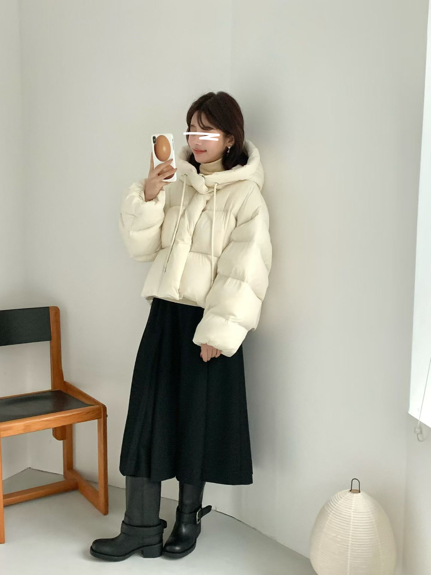 B07.甜美防寒賞雪100%鵝絨外套