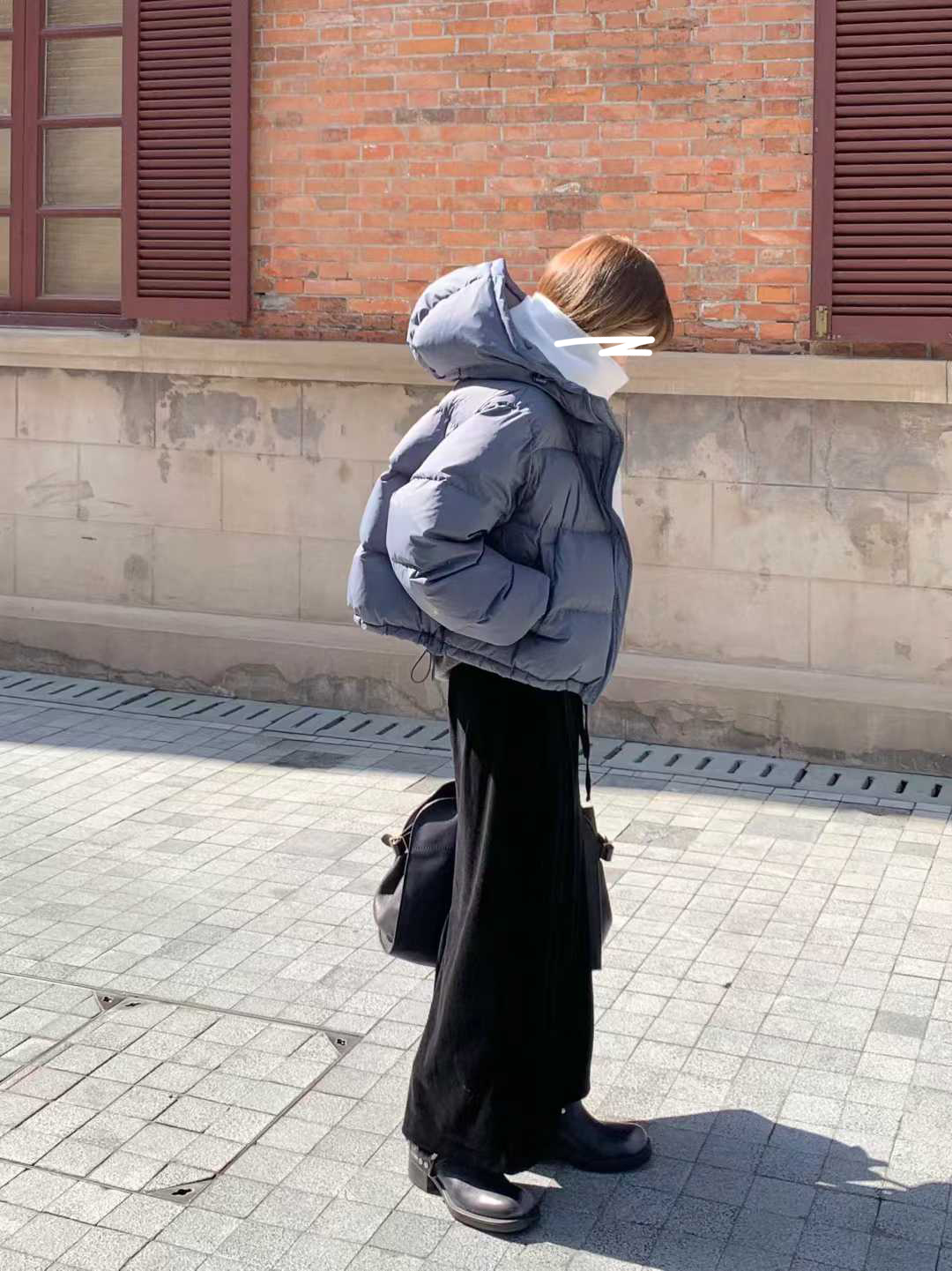 B35.顏值家女孩玩雪鴨絨外套