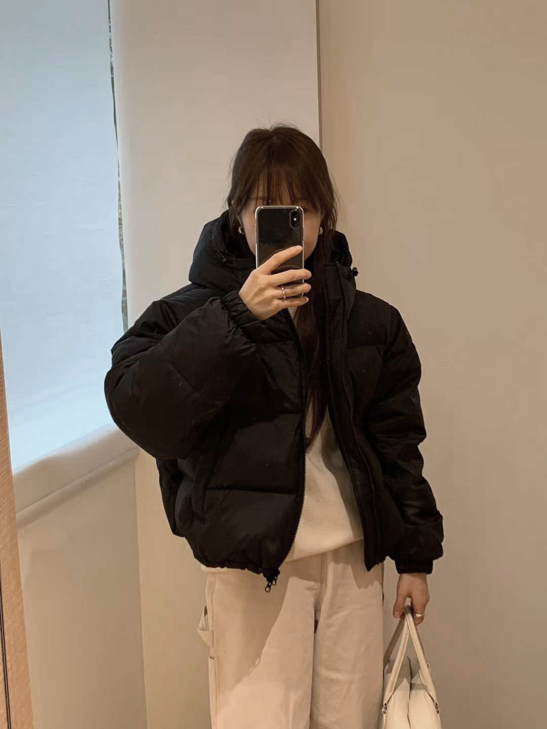 B35.顏值家女孩玩雪鴨絨外套