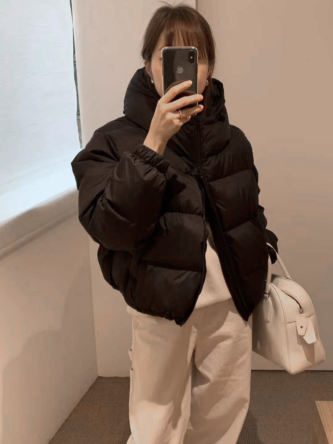 B35.顏值家女孩玩雪鴨絨外套