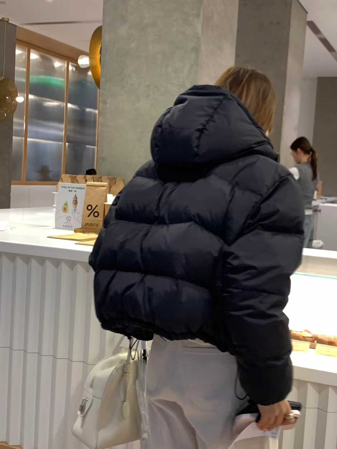 B35.顏值家女孩玩雪鴨絨外套