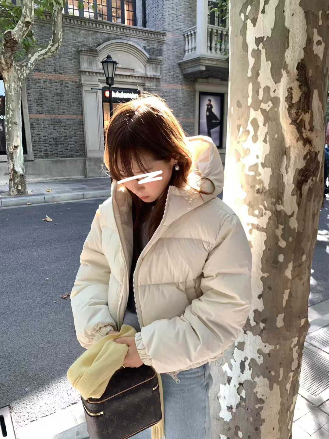 B35.顏值家女孩玩雪鴨絨外套