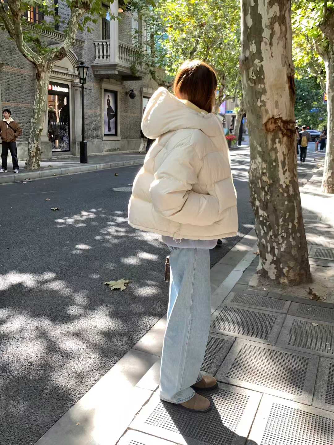 B35.顏值家女孩玩雪鴨絨外套