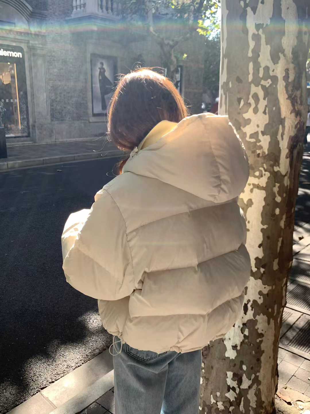 B35.顏值家女孩玩雪鴨絨外套