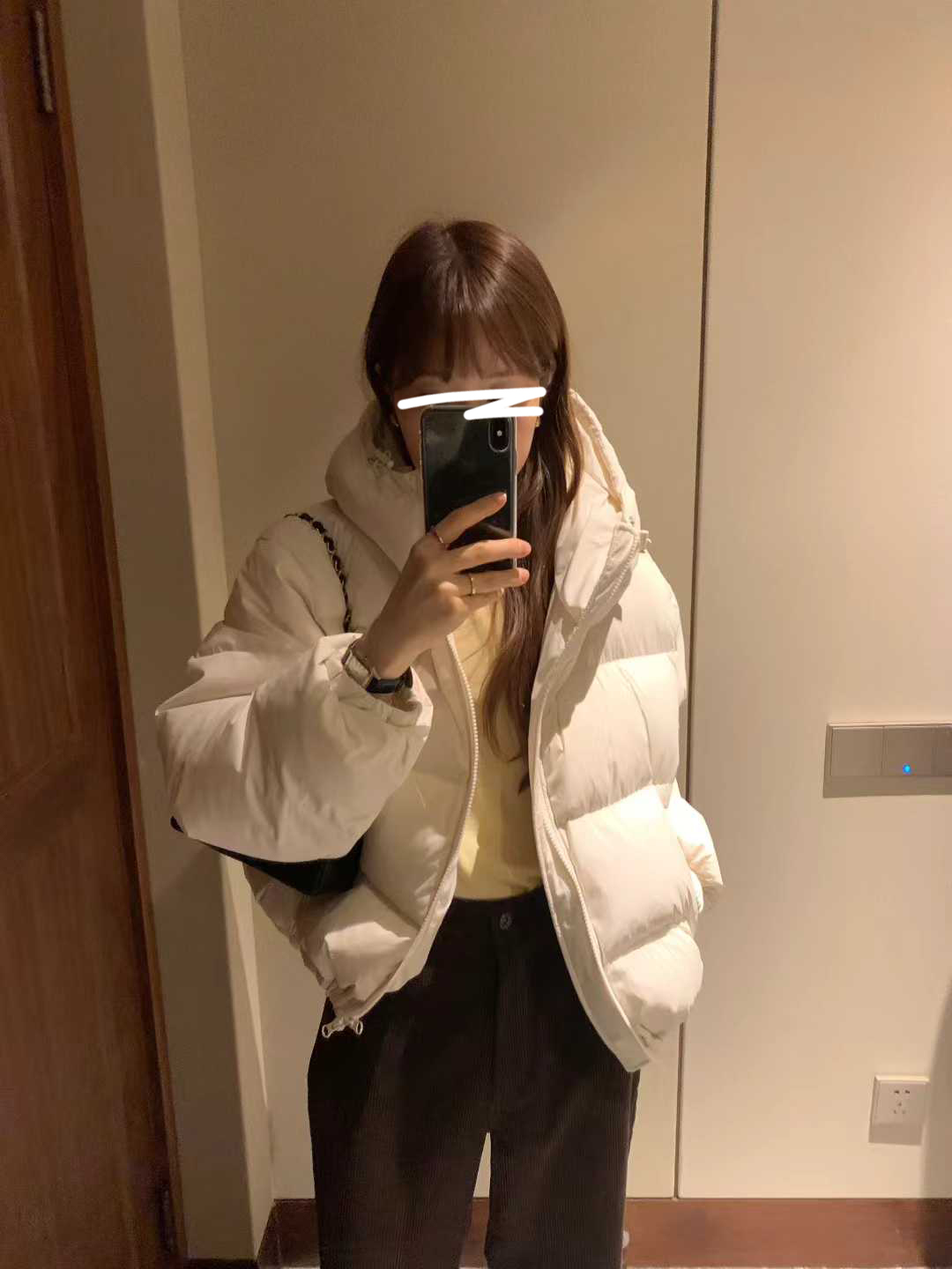 B35.顏值家女孩玩雪鴨絨外套