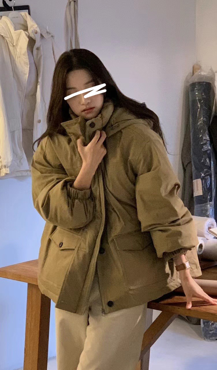 B27.賞雪連帽鵝絨外套