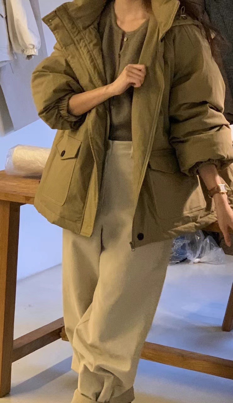 B27.賞雪連帽鵝絨外套