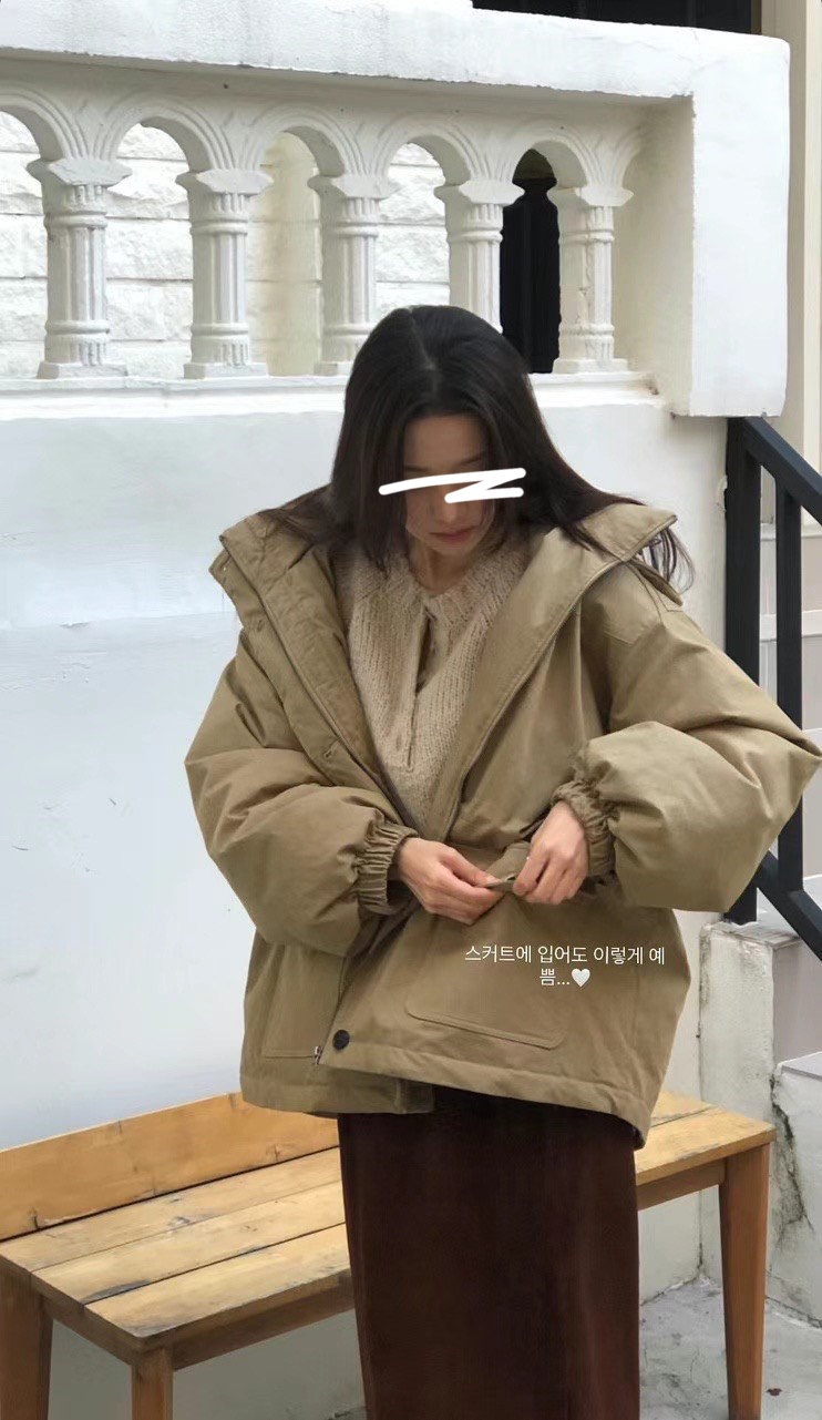 B27.賞雪連帽鵝絨外套