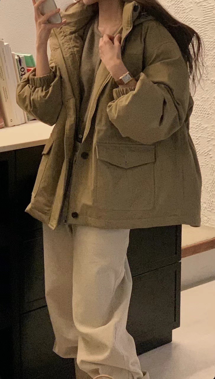 B27.賞雪連帽鵝絨外套