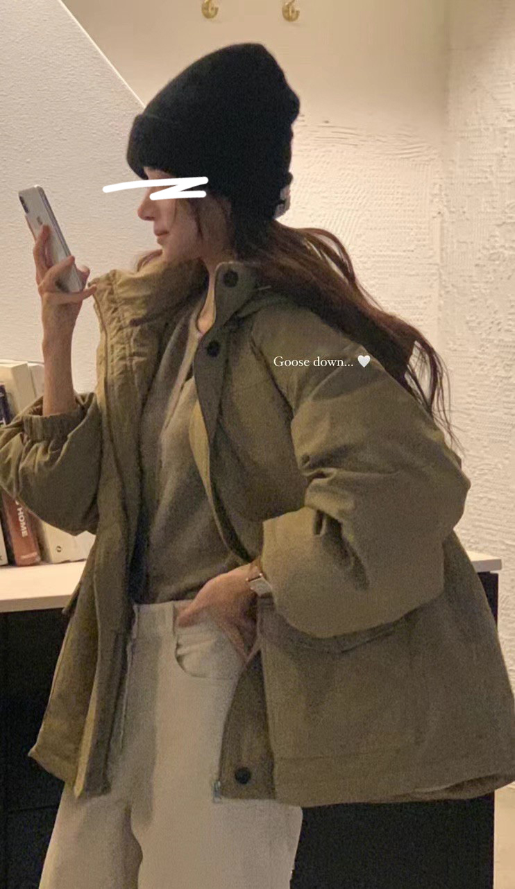 B27.賞雪連帽鵝絨外套