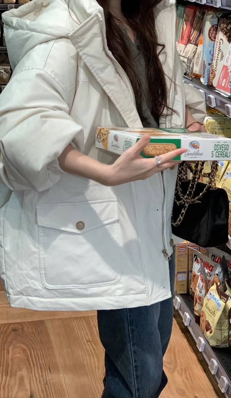 B27.賞雪連帽鵝絨外套