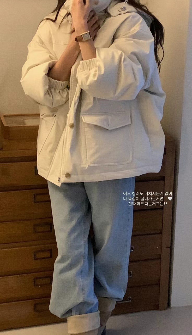 B27.賞雪連帽鵝絨外套