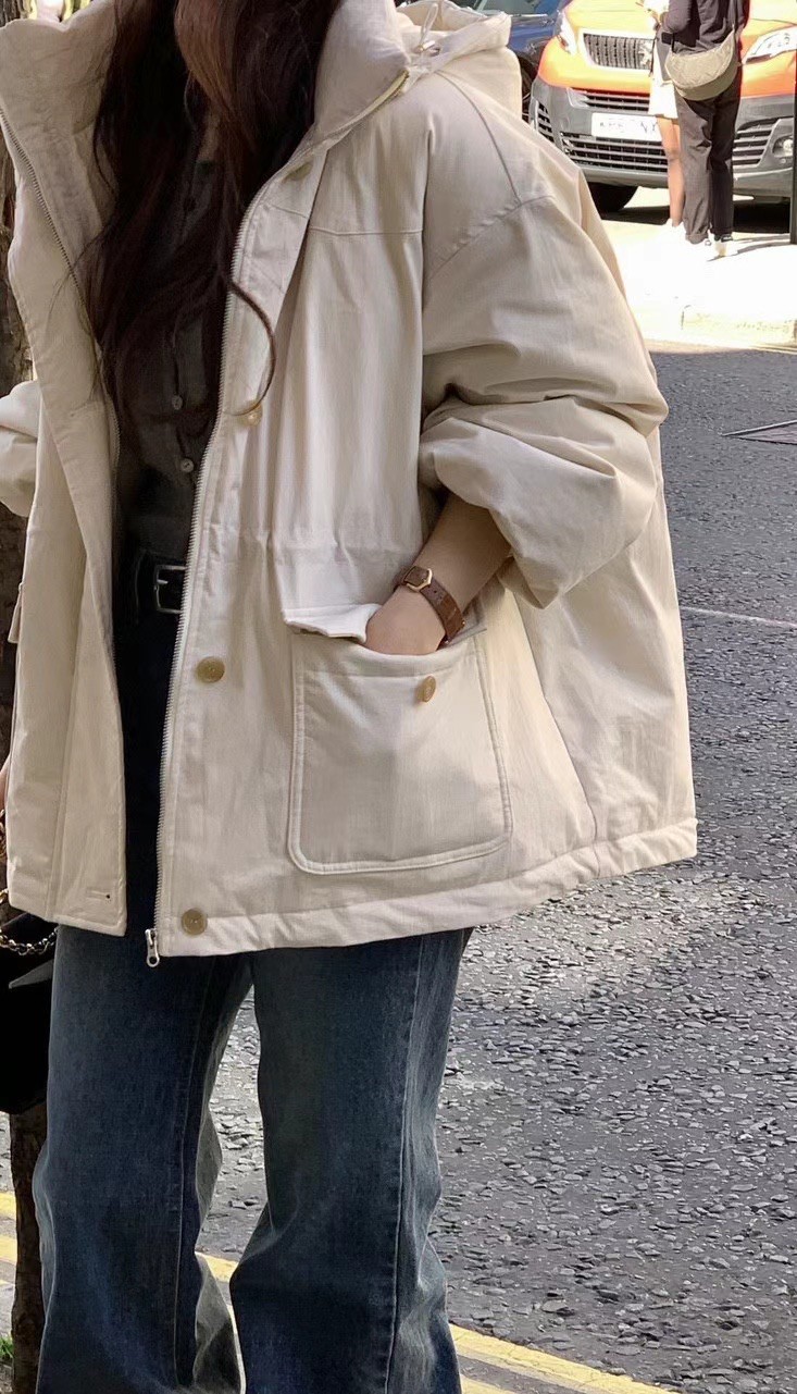 B27.賞雪連帽鵝絨外套