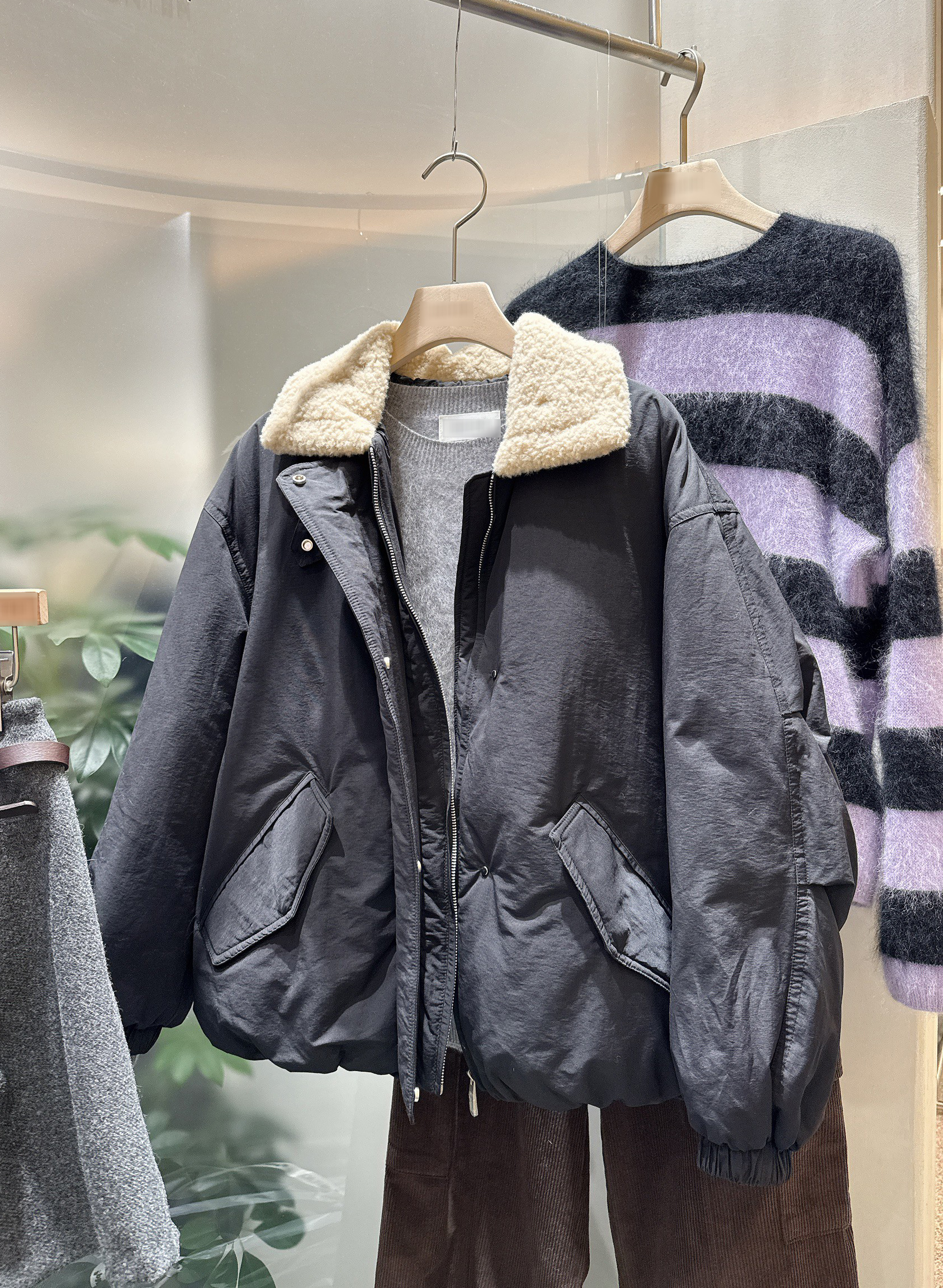 A120.初雪毛毛領戶外鴨絨外套