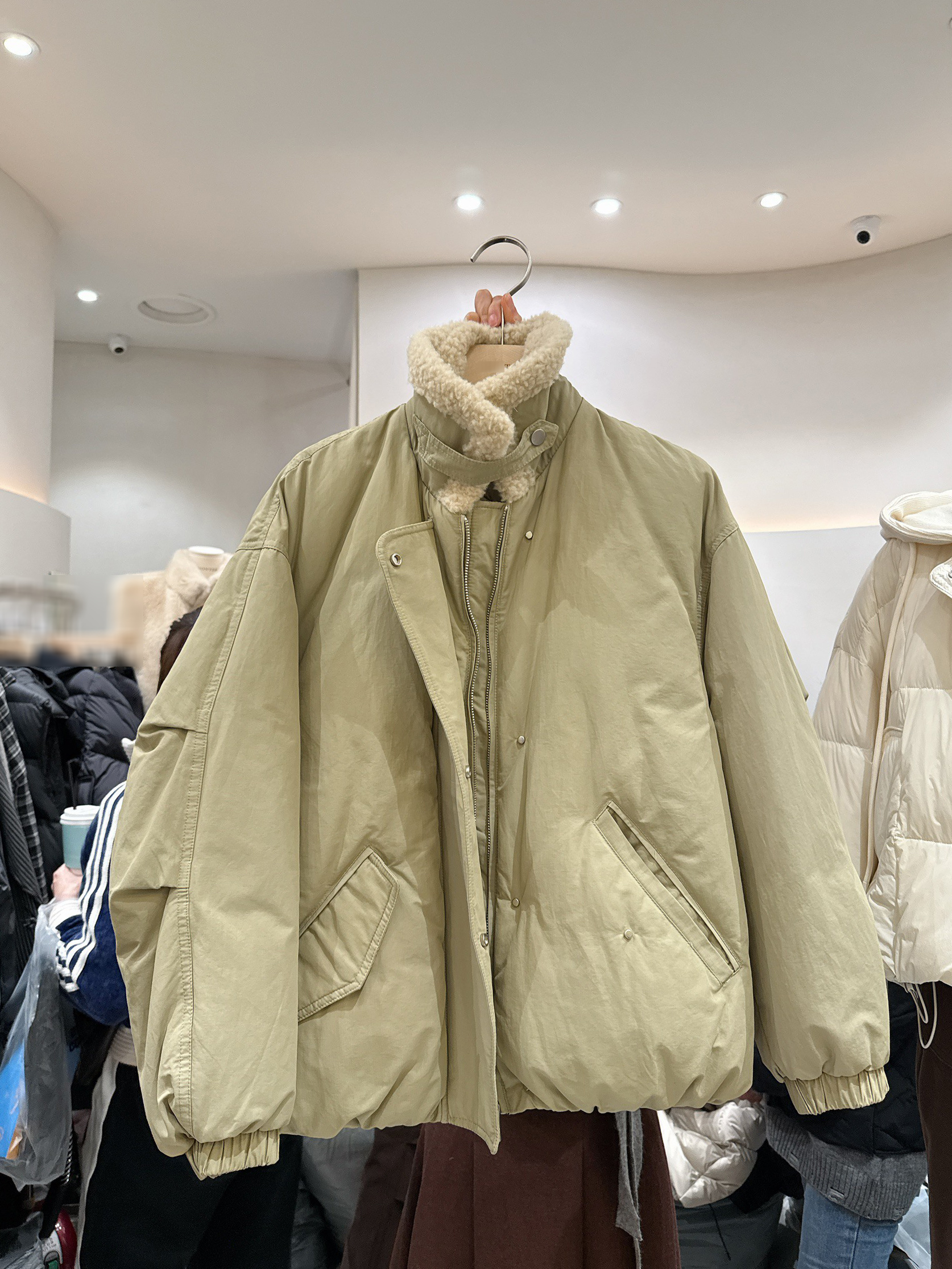 A120.初雪毛毛領戶外鴨絨外套