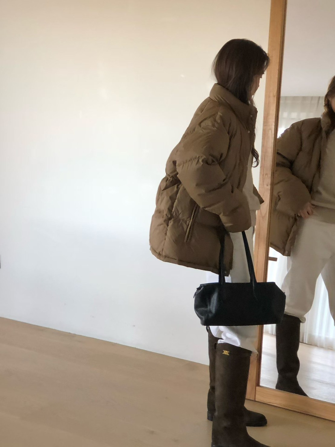 A35.大V家立領玩雪保暖鴨絨外套