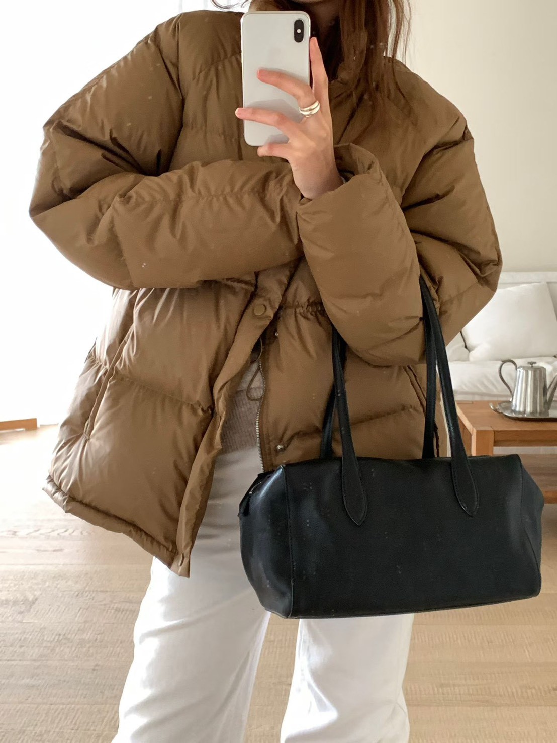 A35.大V家立領玩雪保暖鴨絨外套