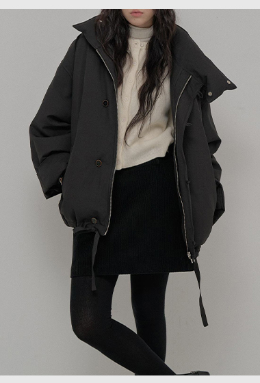 B56.迷人保暖追雪立領鵝絨外套