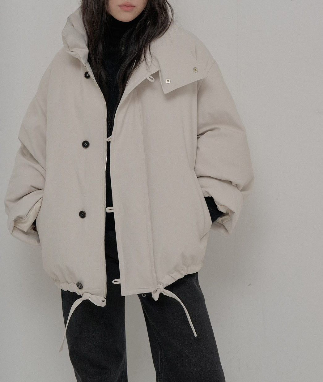 B56.迷人保暖追雪立領鵝絨外套