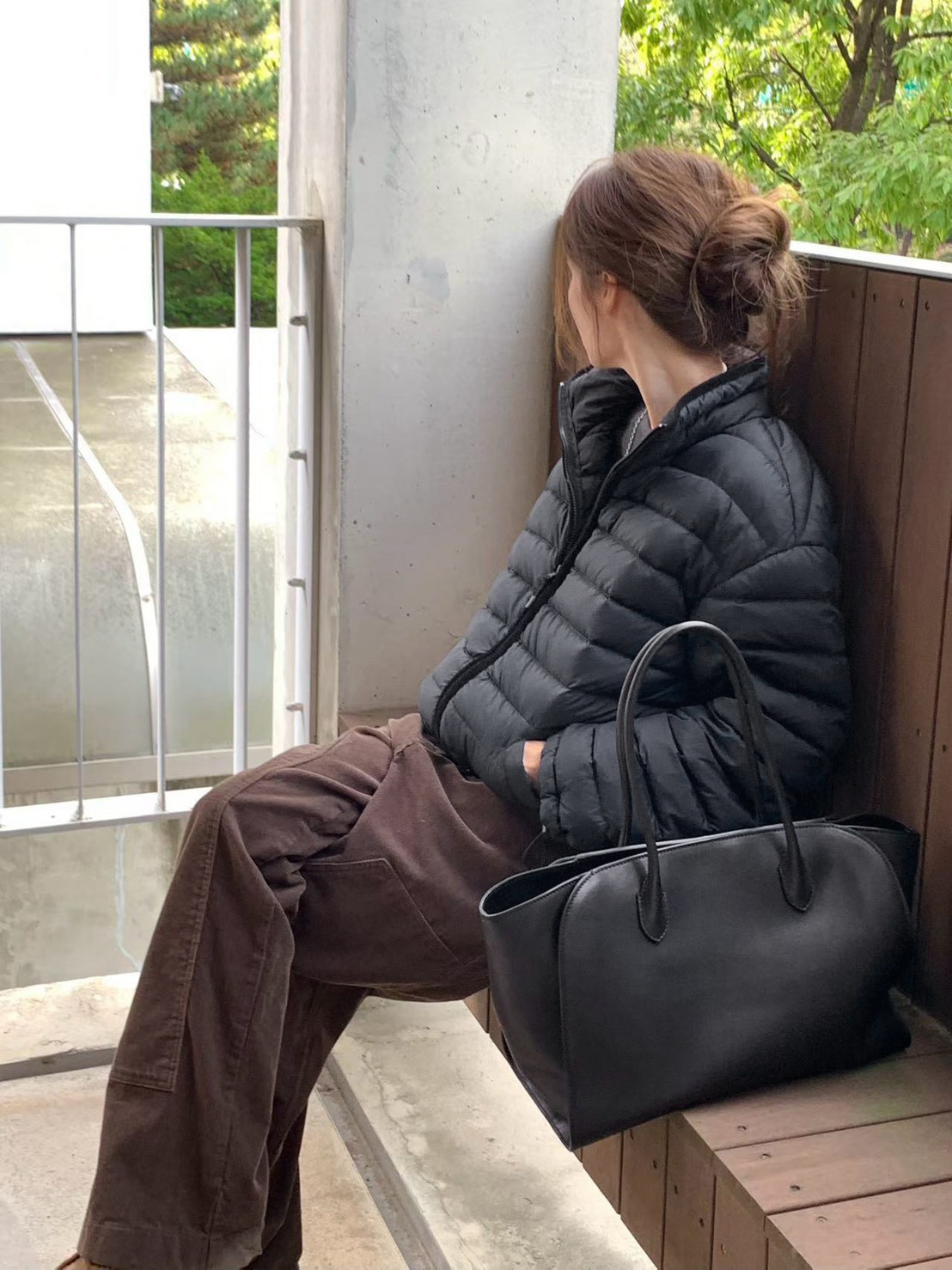 B73.纖瘦家冷色調保暖鵝絨外套