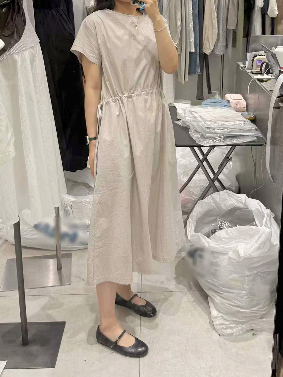 A93.質感家優雅綁帶長洋裝