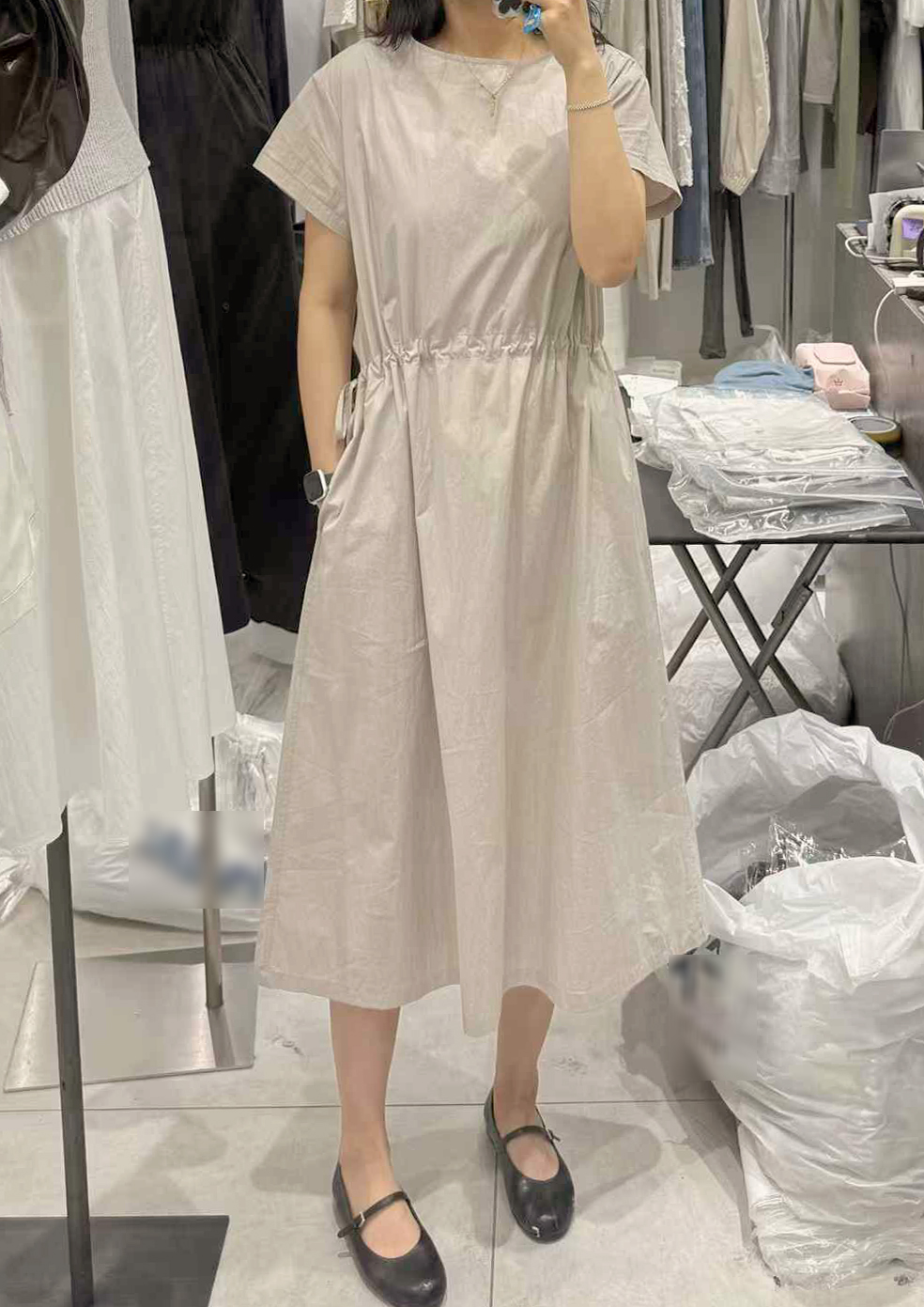 A93.質感家優雅綁帶長洋裝