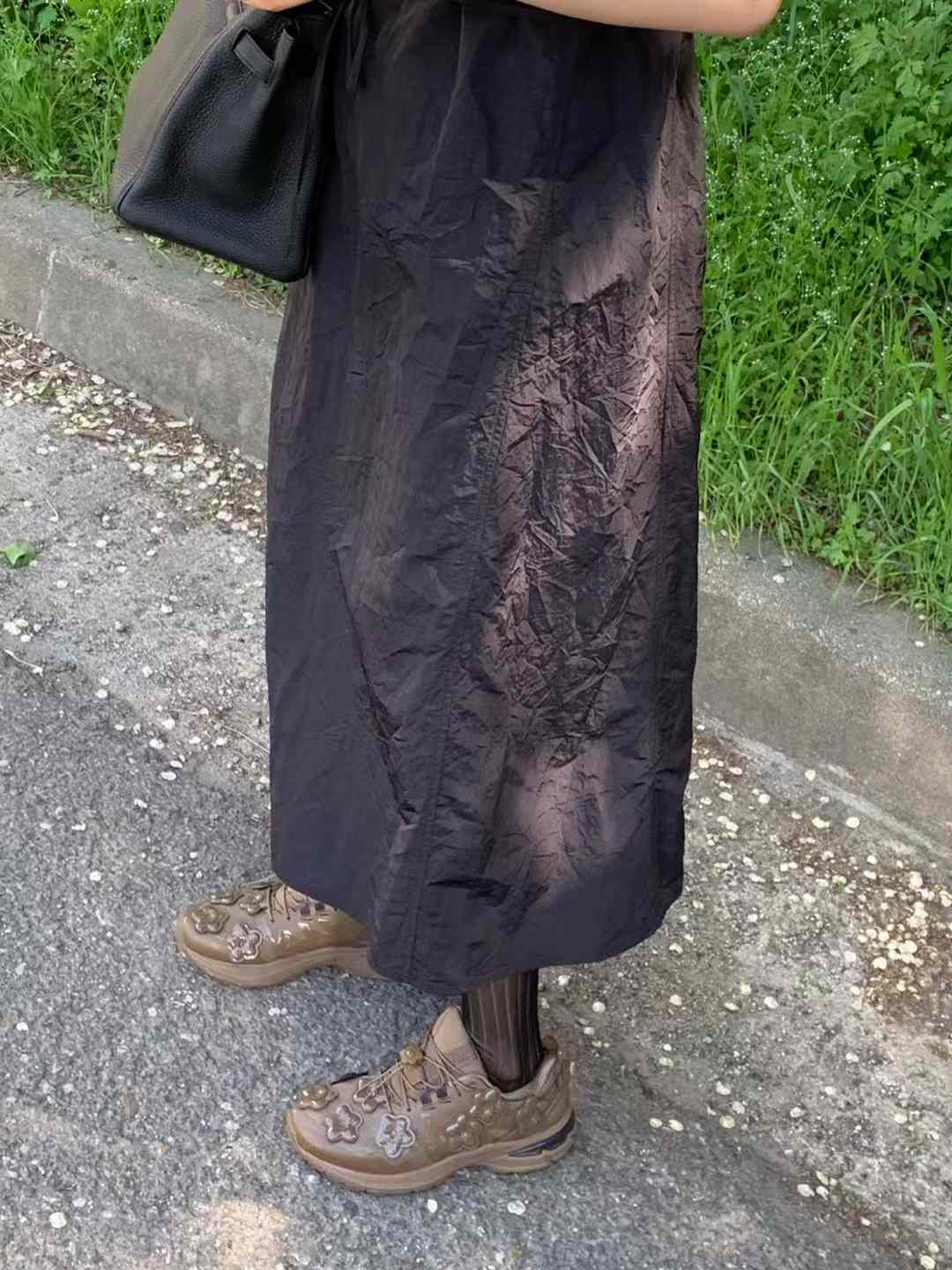 A69.清爽家溫柔女孩皺皺布洋裝