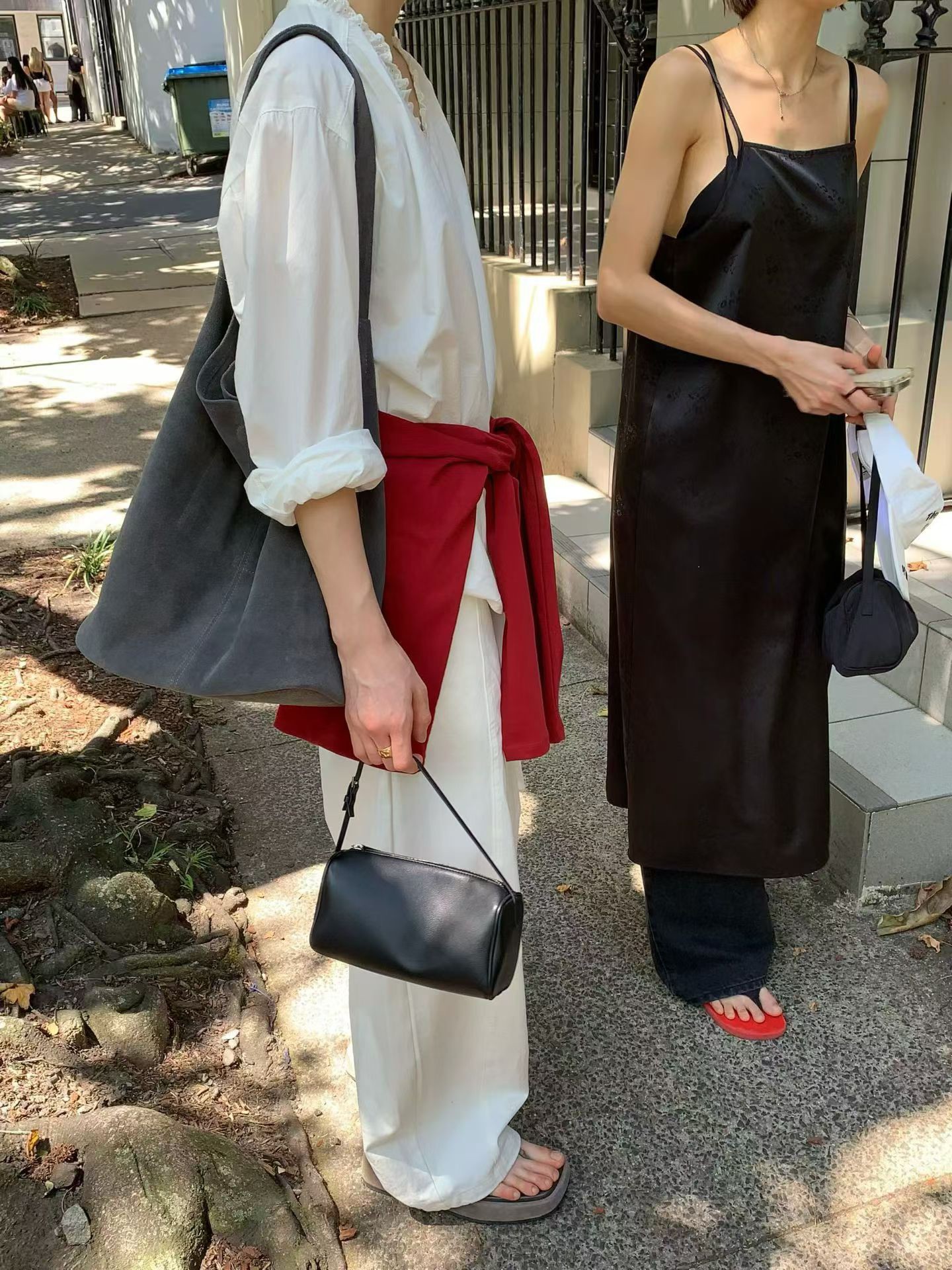 A36.JP家氣質細肩帶繡花洋裝