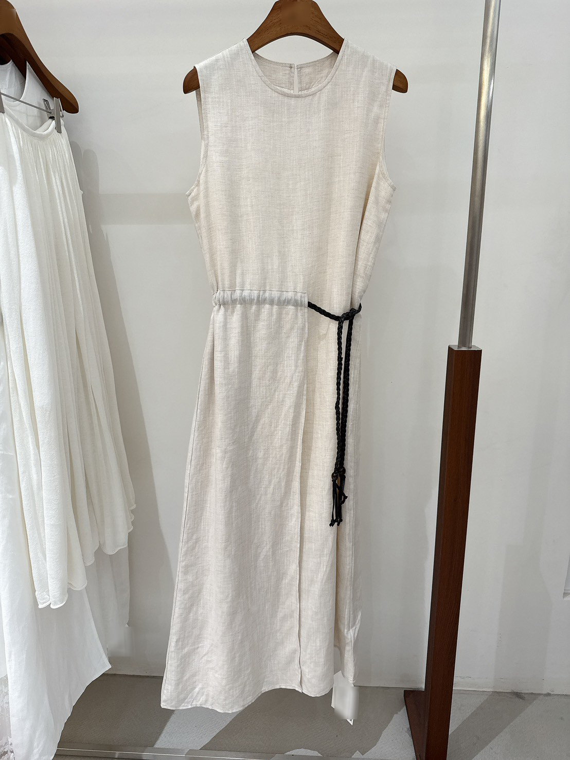 A12.渡假亞麻萊賽爾長洋裝
