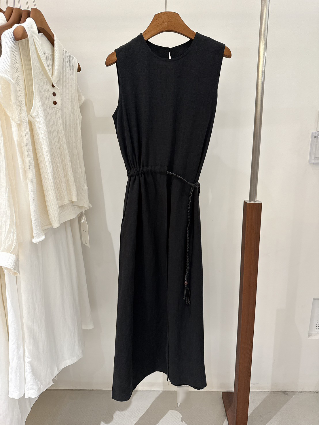 A12.渡假亞麻萊賽爾長洋裝