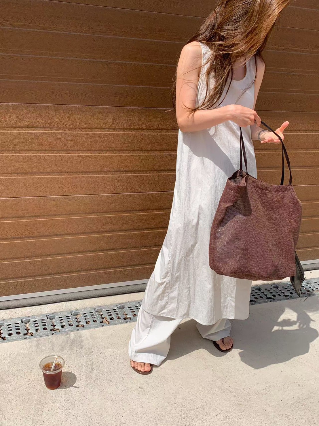 B103.纖瘦家簡約自信長洋裝