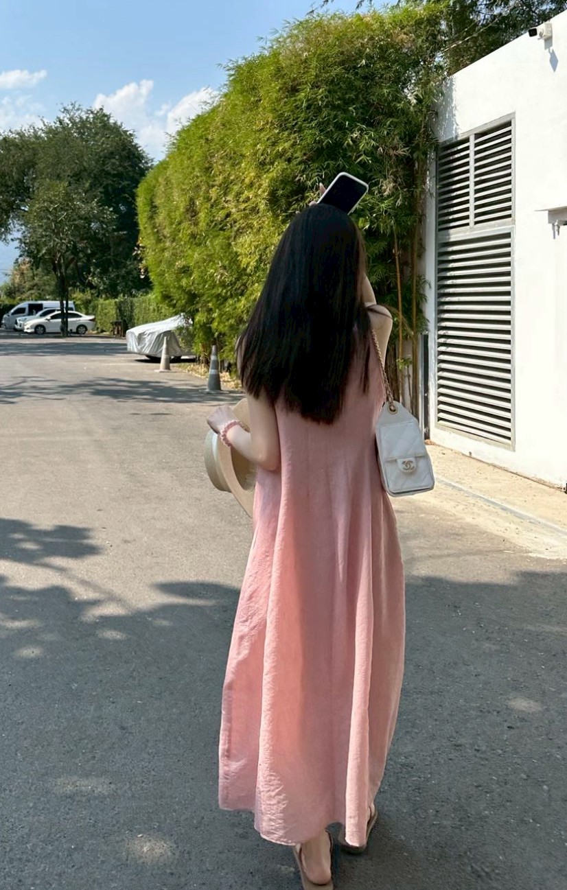 B71.粉彩愛戀夏日長洋裝