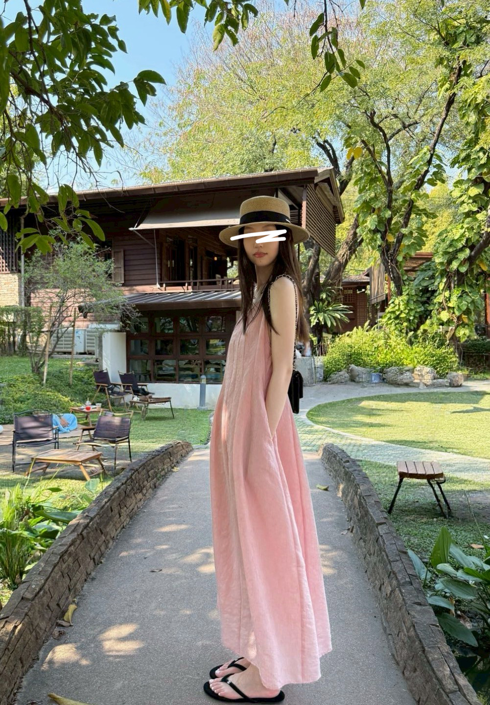 B71.粉彩愛戀夏日長洋裝