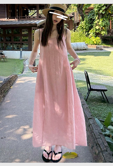 B71.粉彩愛戀夏日長洋裝