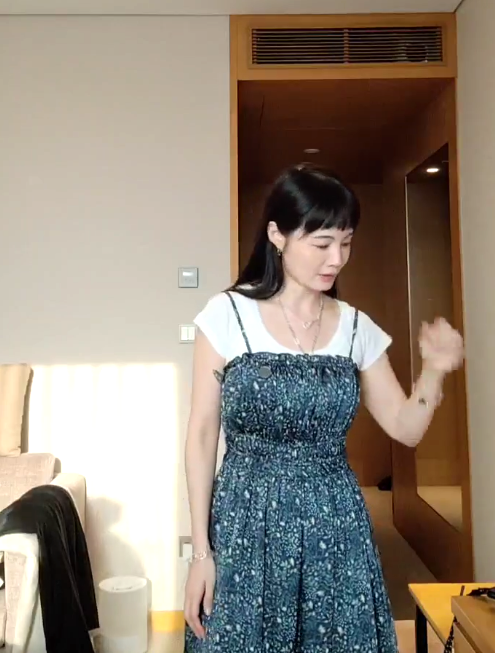 B23.沉靜花園渡假長洋裝