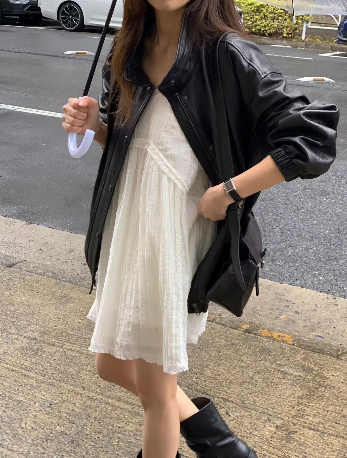 A35.顏值家可愛壓皺背心傘洋