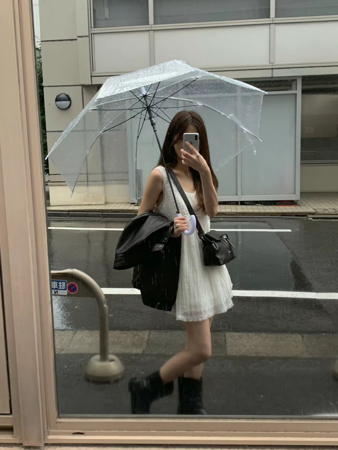 A35.顏值家可愛壓皺背心傘洋