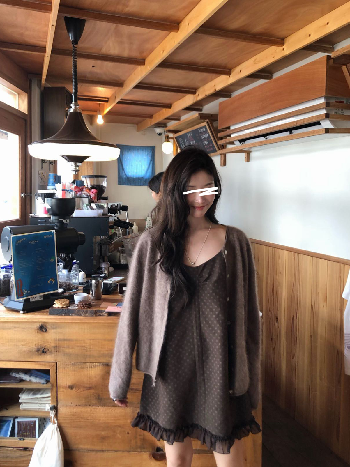B31.溫柔女孩波點小洋裝