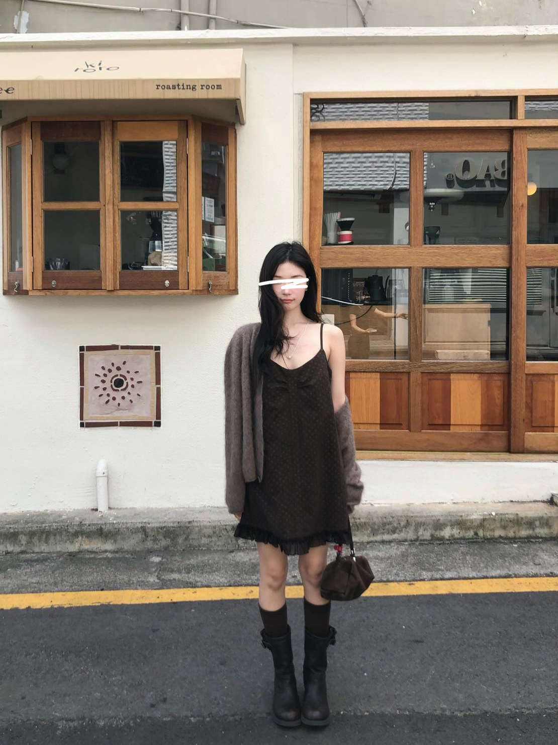 B31.溫柔女孩波點小洋裝