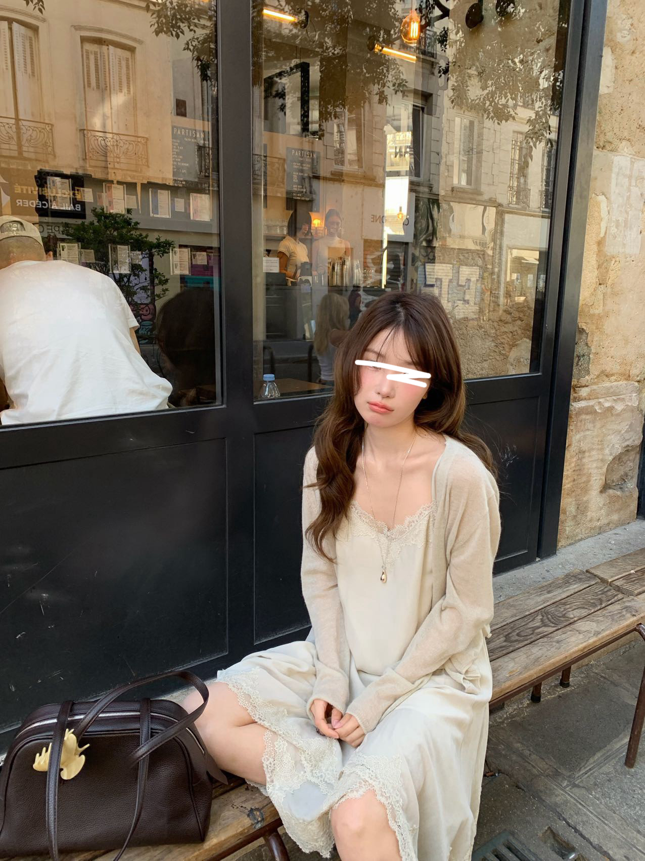 甜美蕾絲不規則小洋裝
