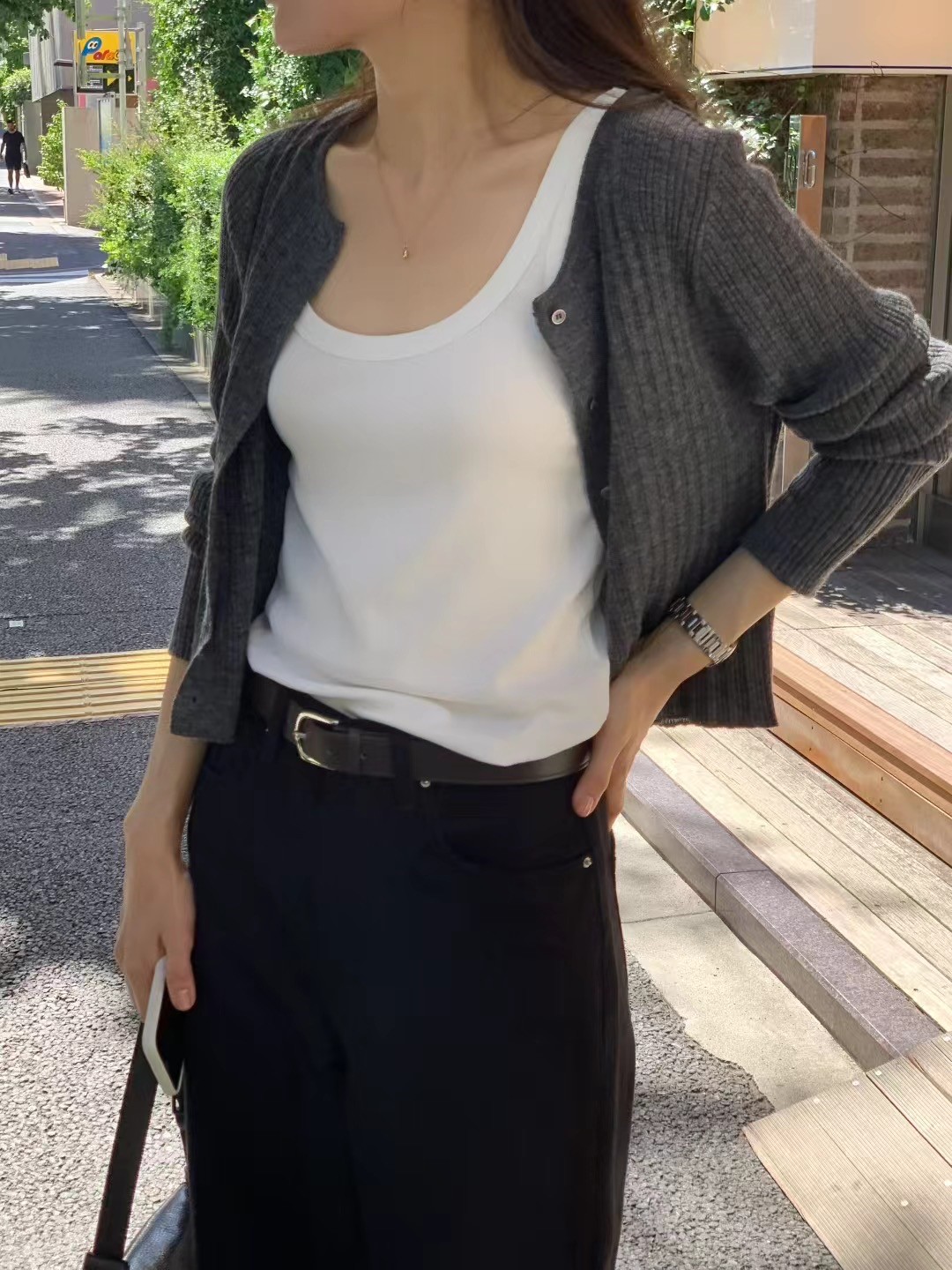 B78.顏值家慵懶直筒長褲