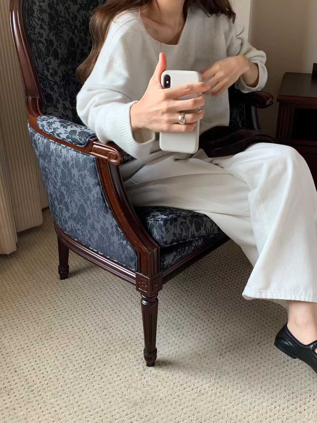B78.顏值家慵懶直筒長褲