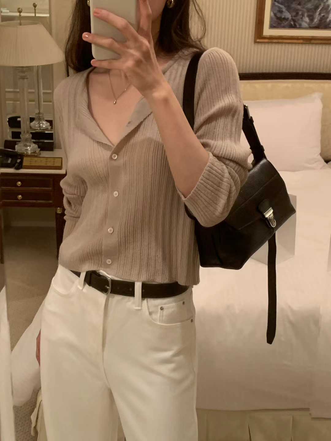 B78.顏值家慵懶直筒長褲